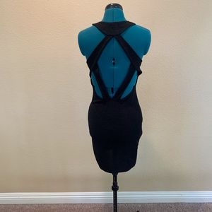 NASTYGAL Sexy LBD with Strappy Back Detail